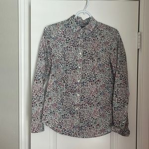 JCrew Liberty of London Fabric women’s button down